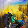 Kite Wind 50/70 cm Pintura al óleo sobre lienzo	