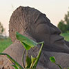 ¡Alerta Nave Tierra!, escultura efímera en el río Paraná, Ph: Nadia Aquino	