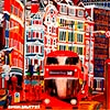 Liverpool street, Londres, Reino Unido. Acuarela. 35x50cm sobre papel color.200gr 2022 