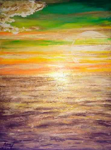 Sea. Acrylic on canvas. 60×80 cm
