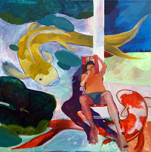Liang Tiao Yu. 100 x 100 cm. Oleo s tela. 2015	